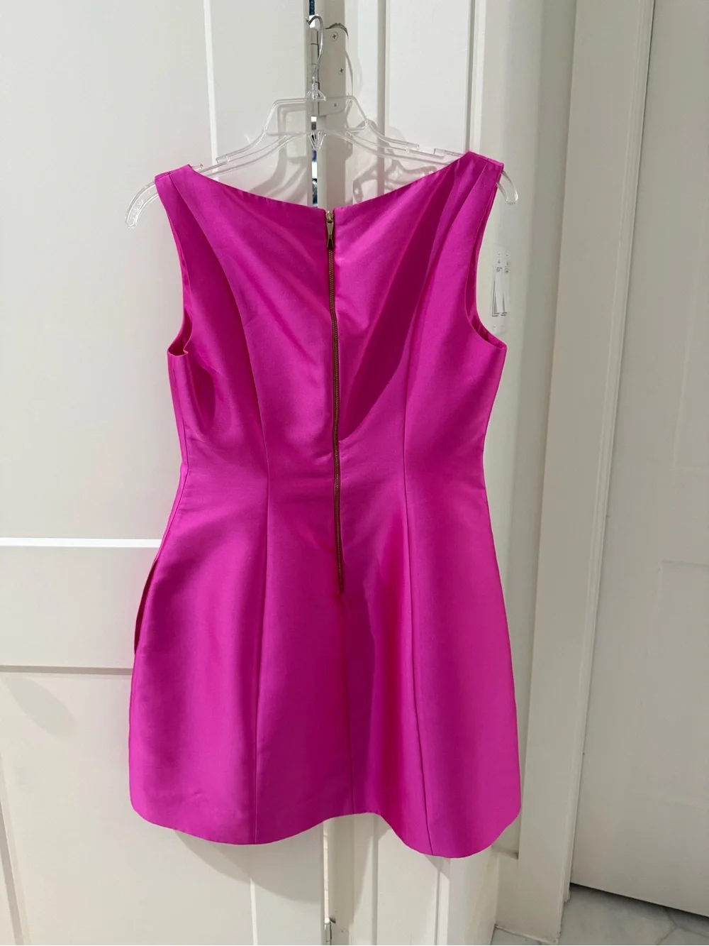kate spade Hot Pink Satin Mini Dress